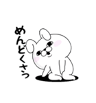 うごくやる気のないうさぎ100％（個別スタンプ：10）