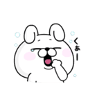 うごくやる気のないうさぎ100％（個別スタンプ：15）