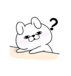 うごくやる気のないうさぎ100％（個別スタンプ：17）