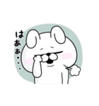 うごくやる気のないうさぎ100％（個別スタンプ：18）