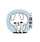 うごくやる気のないうさぎ100％（個別スタンプ：19）