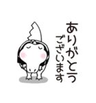 Kimiko Akamatsu 使いやすいモノクロワニ（個別スタンプ：8）