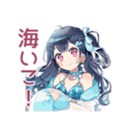 アイドルちゃんの夏♡キラキラ推し（個別スタンプ：4）