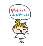 nenerin大きい英語日本語スタンプ1（個別スタンプ：17）