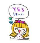 nenerin大きい英語日本語スタンプ1（個別スタンプ：37）
