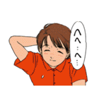 人々65(セルフリメイク編)（個別スタンプ：13）