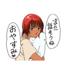 人々65(セルフリメイク編)（個別スタンプ：38）