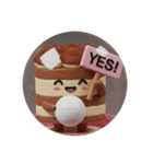 バレーボールティラミス！(丸型)（個別スタンプ：8）