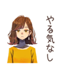 カフェイン切れ★情緒不安定な丸の内OL（個別スタンプ：10）