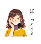 カフェイン切れ★情緒不安定な丸の内OL（個別スタンプ：16）