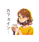 カフェイン切れ★情緒不安定な丸の内OL（個別スタンプ：20）