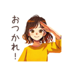 カフェイン切れ★情緒不安定な丸の内OL（個別スタンプ：23）