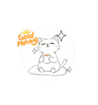 わりと、丁寧な言葉 動く猫（個別スタンプ：13）