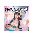 ラーメン女子スタンプ（個別スタンプ：37）