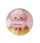 ももプリンちゃん(丸型)（個別スタンプ：2）