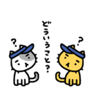 猫のお巡りさん ネガティブ（個別スタンプ：10）