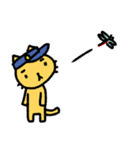 猫のお巡りさん ネガティブ（個別スタンプ：27）
