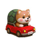 カメ柴3D ver1.0（個別スタンプ：9）