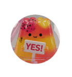 フルーツゼリーカプセルトイ(丸型)（個別スタンプ：1）