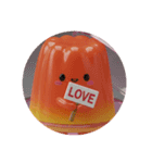 フルーツゼリーカプセルトイ(丸型)（個別スタンプ：5）