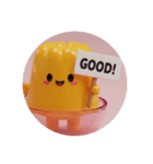 フルーツゼリーカプセルトイ(丸型)（個別スタンプ：7）