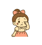 [アレンジ用]5歳の女の子（個別スタンプ：3）
