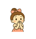 [アレンジ用]5歳の女の子（個別スタンプ：5）