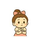 [アレンジ用]5歳の女の子（個別スタンプ：6）