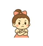 [アレンジ用]5歳の女の子（個別スタンプ：7）