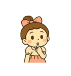 [アレンジ用]5歳の女の子（個別スタンプ：8）