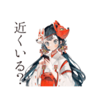 巫女さんのゲーマーオフ会連絡（個別スタンプ：10）