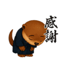 カワウソさん剣道はじめました（個別スタンプ：22）