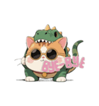 ふっちょ猫ザウルス（個別スタンプ：7）