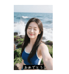 セクシー水着美女（個別スタンプ：9）