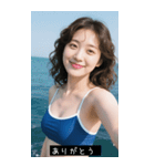 セクシー水着美女（個別スタンプ：24）