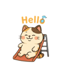 ゆる猫みけ（個別スタンプ：8）