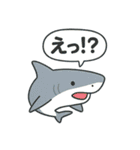 海のいきもの×ことばスタンプ（個別スタンプ：25）