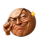 顔文字くん 7 (写実バージョン)（個別スタンプ：9）