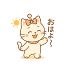 シルクレイ・ちび猫（個別スタンプ：3）