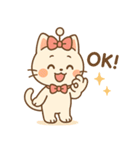 シルクレイ・ちび猫（個別スタンプ：7）