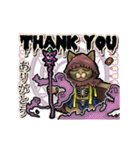 アンデッド動く⚰️猫リッチ（個別スタンプ：5）