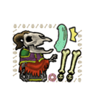 アンデッド動く⚰️骨ネクロマンサー（個別スタンプ：11）