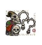 アンデッド動く⚰️骨ネクロマンサー（個別スタンプ：12）