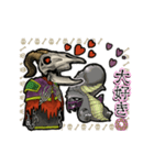 アンデッド動く⚰️骨ネクロマンサー（個別スタンプ：18）