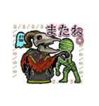 アンデッド動く⚰️骨ネクロマンサー（個別スタンプ：24）