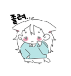 わんちゃんの餅はもちもち(韓国語)（個別スタンプ：22）