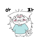 わんちゃんの餅はもちもち(韓国語)（個別スタンプ：32）