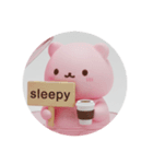 カフェ桜餅ちゃん(丸型)（個別スタンプ：6）
