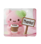 カフェ桜餅ちゃんカプセルトイ(四角型)（個別スタンプ：2）