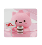 カフェ桜餅ちゃんカプセルトイ(四角型)（個別スタンプ：7）